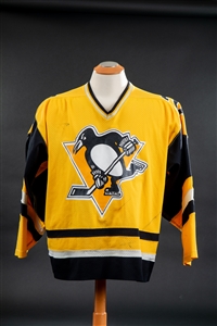 Rod Schutt Game Used Penguins Jersey 