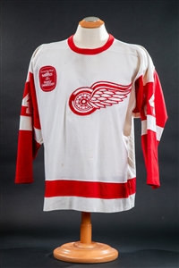 Derek Smith Red Wings Game Used Jersey