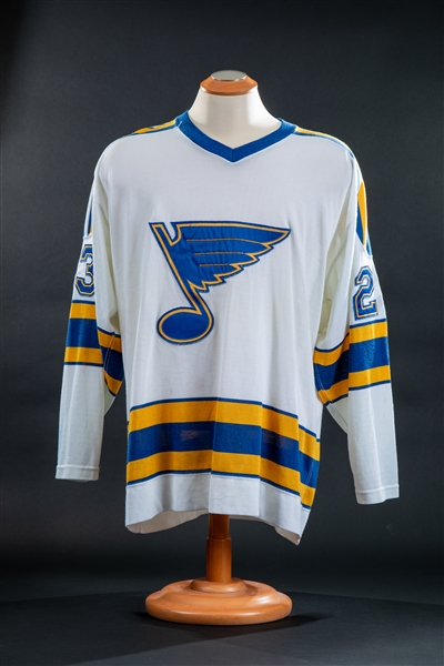 Hartland Monahan Game Used Blues Jersey