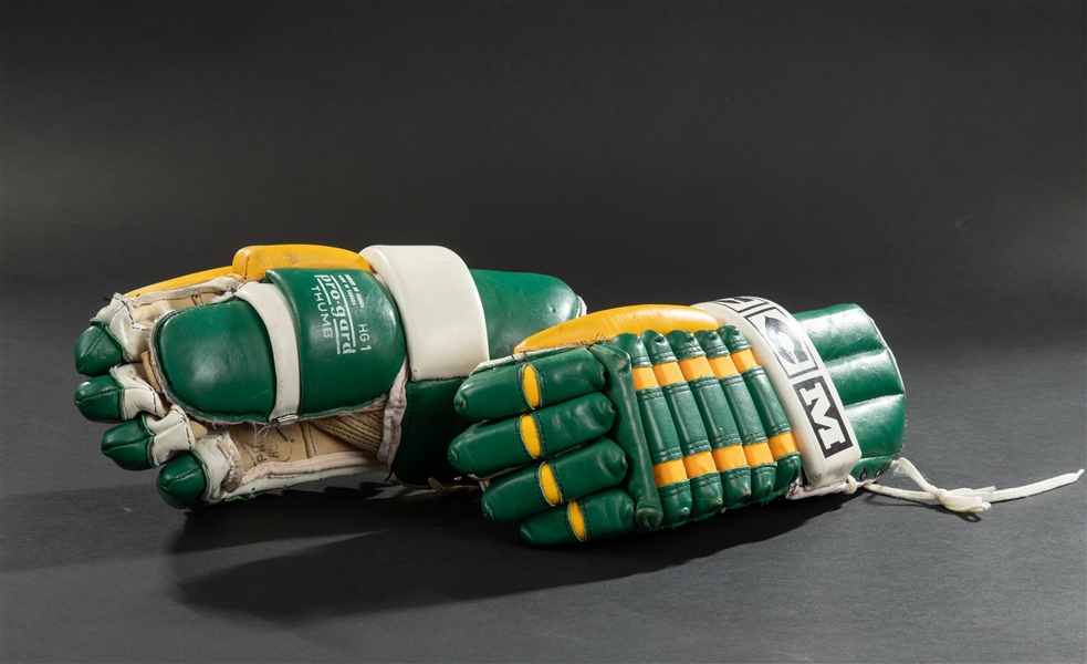 California Golden Seals Game Used Goves 