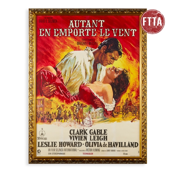 French Grande Poster for Gone With the Wind