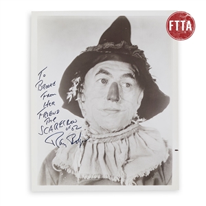 Ray Bolger Photo signed to Brooke Shields