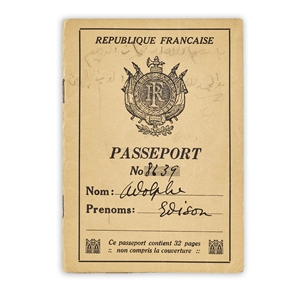 French Passport Prop from Casablanca