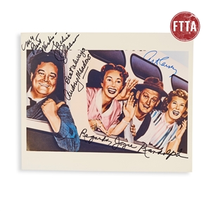 The Honeymooners Cast Signed Photograph