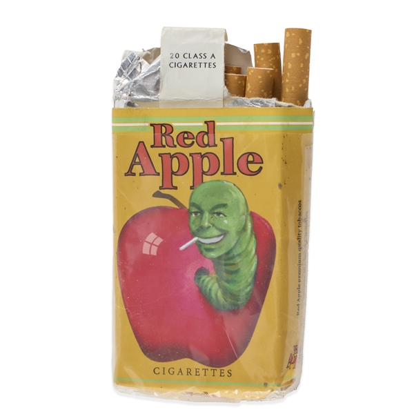 Red Apple Cigarette Pack Prop from Pulp Fiction