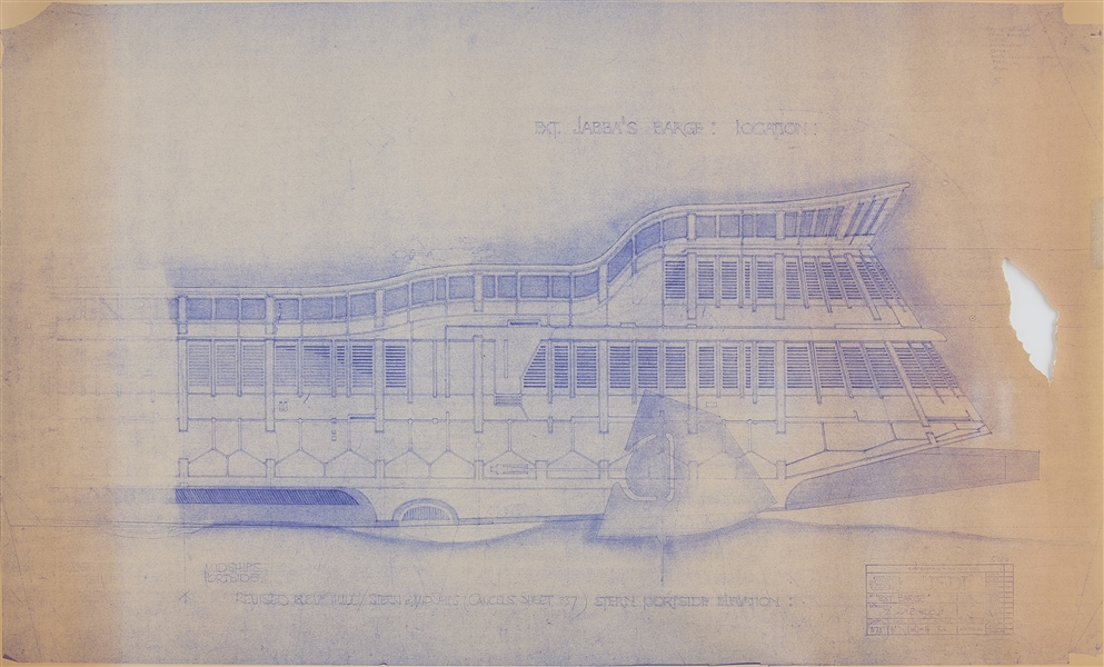 SW Episode 6 Revised Schematic Jabbas Barge Hull