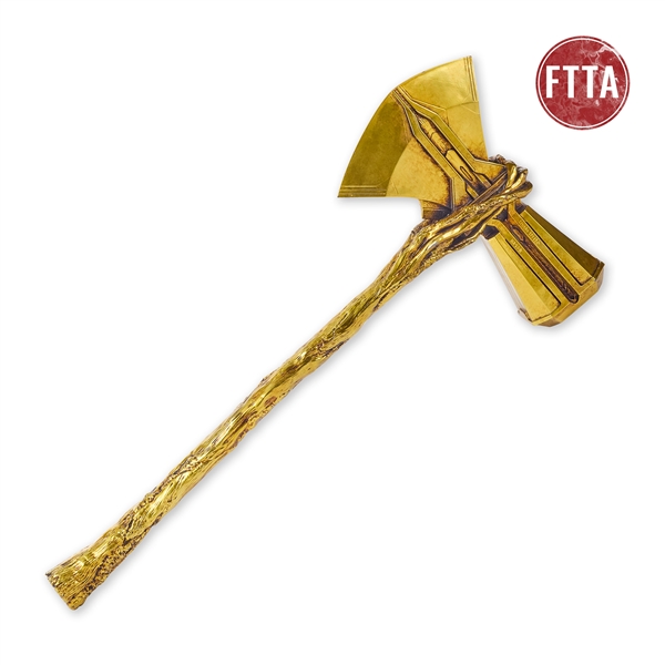 Golden Stormbreaker Thor Axe Love and Thunder