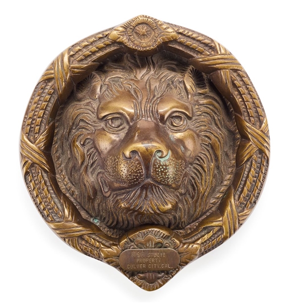 Lions Head MGM Studio Door Knocker