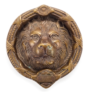 Lions Head MGM Studio Door Knocker