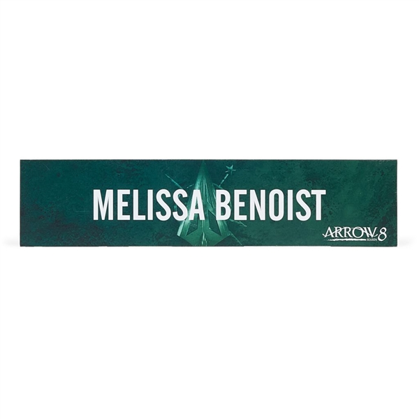 Melissa Benoist "Supergirl" Chair Plaque from Arrow.