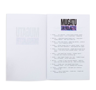 Zoolander Fashion Runway Show Program Prop