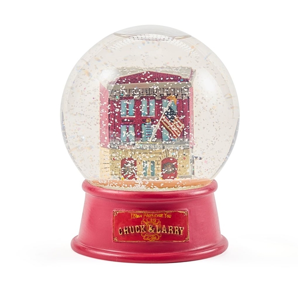 Chuck & Larry Snow Globe Crew Gift