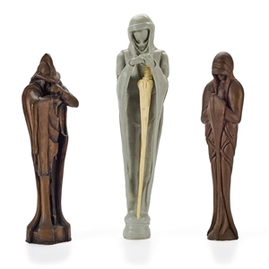SW Attack of the Clones 3 Senate Statues