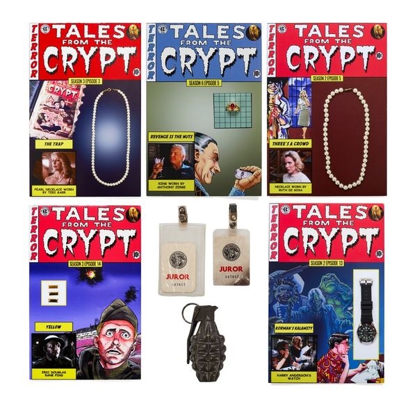 Collection of Props from Tales From the Crypt