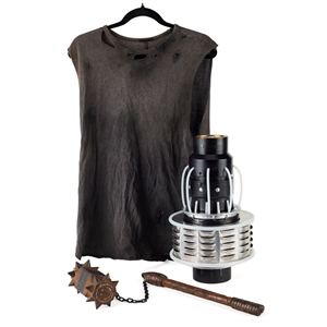 Daniel Radcliffe Miracle Workers Shirt and Props
