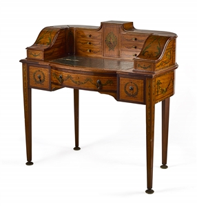 Mary Pickford Adams Style Carlton Writing Desk