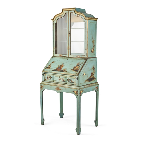 Mary Pickford Chinoiserie Cabinet Secretary Desk