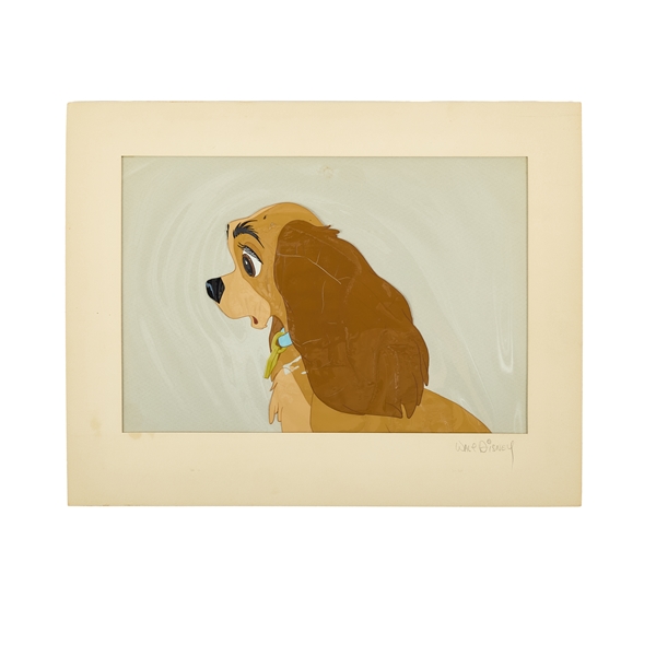 Walt Disney Signed Cels from Lady and the Tramp