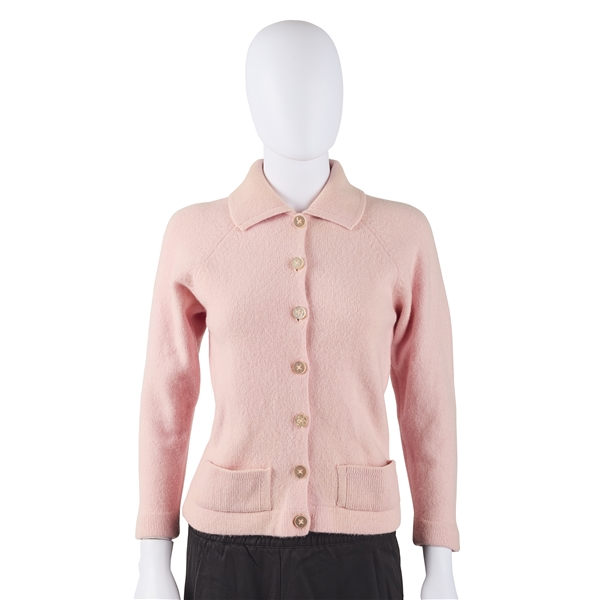 Marilyn Monroe Personal Pink Cardigan Sweater