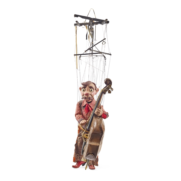 Walton & ORourke Cowboy Bass Player Marionette