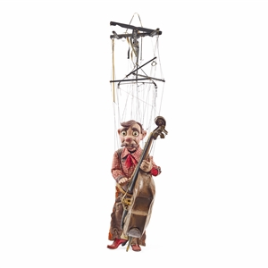 Walton & O'Rourke Cowboy Bass Player Marionette