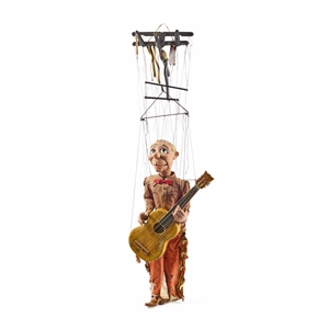 Walton & O'Rourke Cowboy Guitar Player Marionette