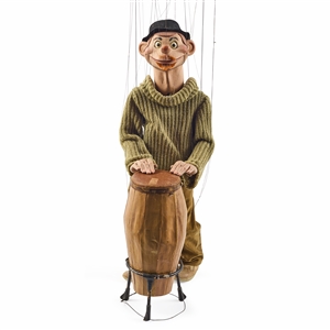 Walton & O'Rourke Beatnik Conga Player Marionette