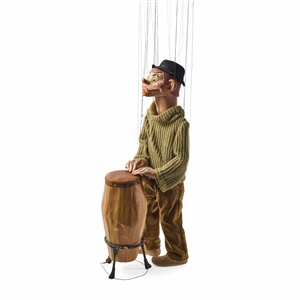 Walton & O'Rourke Beatnik Conga Player Marionette