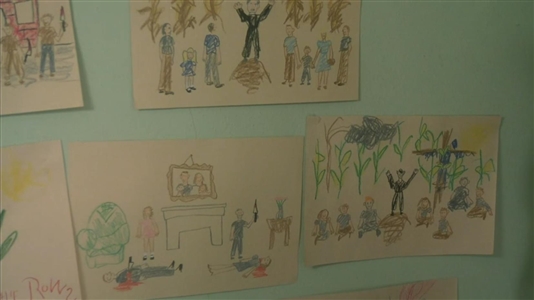 Sarah Title Drawing from Children of the Corn