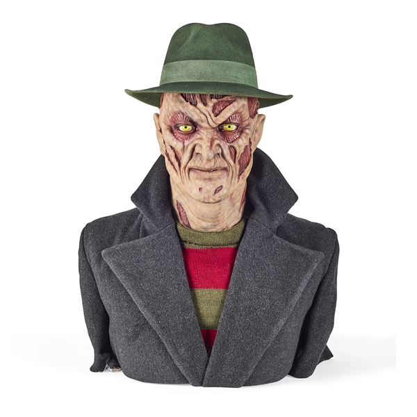 New Nightmare Freddy Krueger Stunt Mask & Display