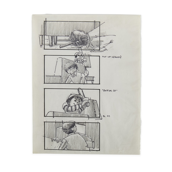 Hand Drawn Storyboards from Childs Play