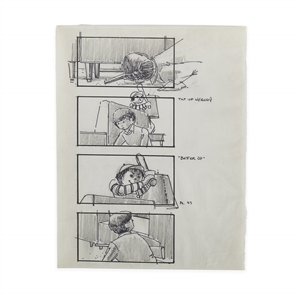 Hand Drawn Storyboards from Child's Play