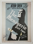 Star Trek: Inscribed Original Series Poster “The Menagerie Part Two” 