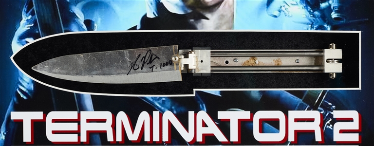 Signed T2 Robert Patrick T-1000 FX Knife Prop