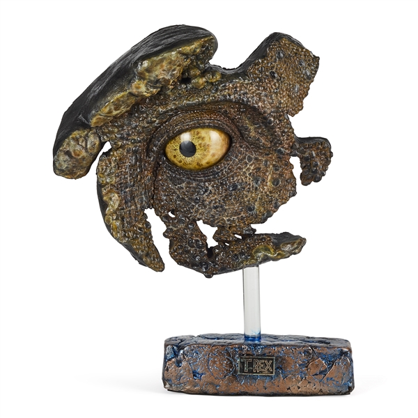 T-Rex Eyeball on Display from Jurassic Park