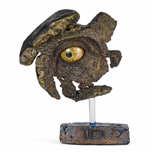 T-Rex Eyeball on Display from Jurassic Park