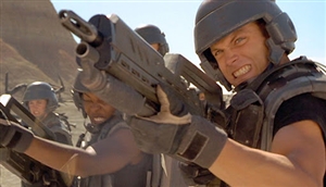 Live Fire Morita Rifle Prop from StarshipTroopers