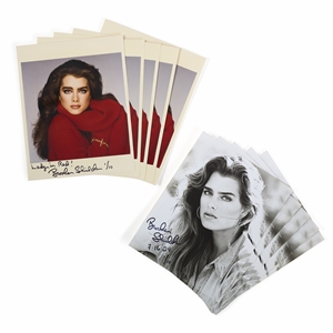 Brooke Shields 10 Signed Modeling Agency Photos