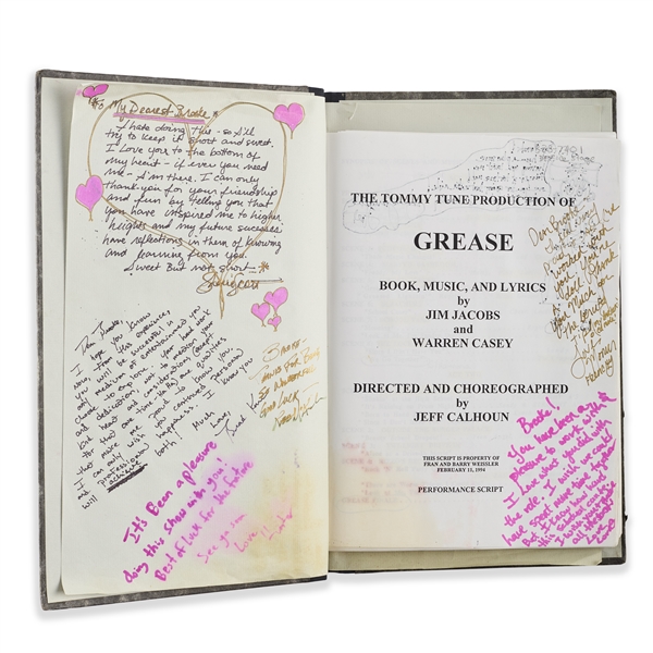 Brooke Shields Annotated Stage Script for Grease