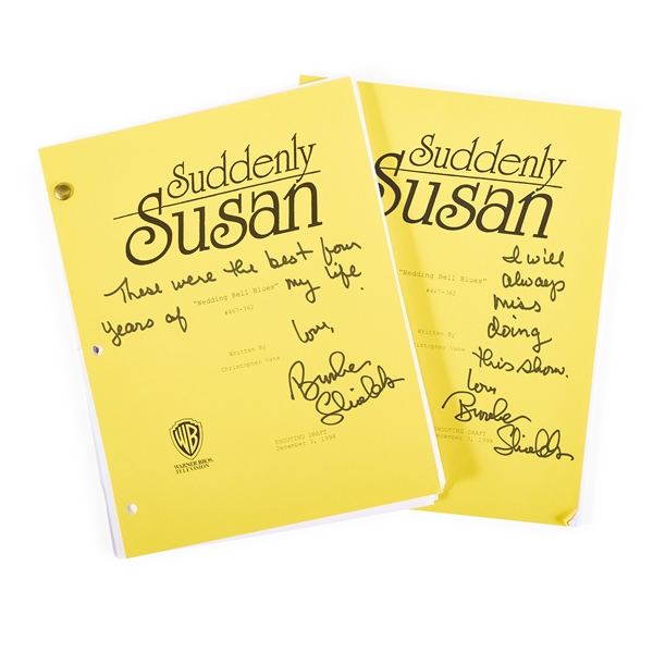 Brooke Shields 2 Suddenly Susan Signed Scripts