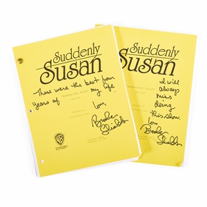 Brooke Shields 2 Suddenly Susan Signed Scripts