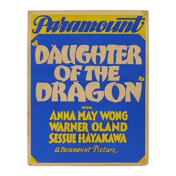 Anna May Wong Daughter of the Dragon Poster