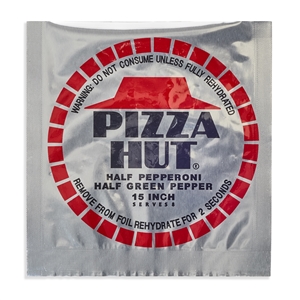 Back 2 the Future Rehydrated Pizza Hut Foil Prop
