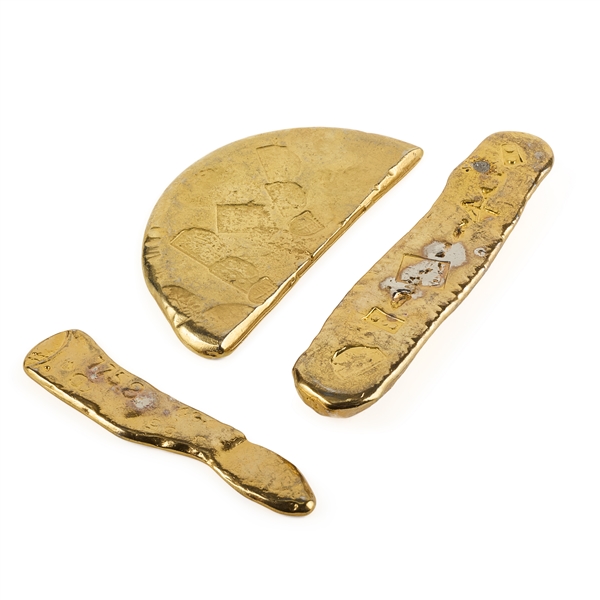 One-Eyed Willy 3 Ingot Props from The Goonies