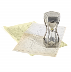 Hourglass and 2nd Unit CallSheet from The Goonies