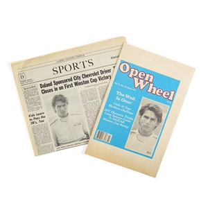Tom Cruise Newspaper Props from Days of Thunder