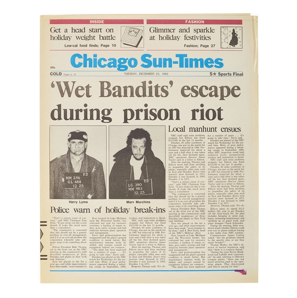 Home Alone 2 Lost in New York Newspaper Prop