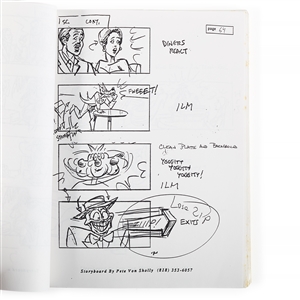 Set of 150+ Storyboards for The Mask