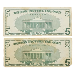 Set of 2 Five-Dollar Notes from The Mask