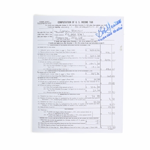 Tax Return Prop from The Shawshank Redemption